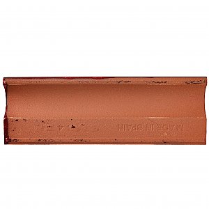 Antic Special Red Moon 2" x 6" Ceramic Moldura Wall Trim - Sold Per Tile - 0.08 Square Feet