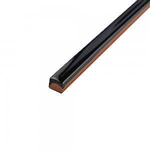 Nero 3/8" x 7-7/8" Ceramic Listelo Liner Wall Trim Tile - Sold by the individual piece