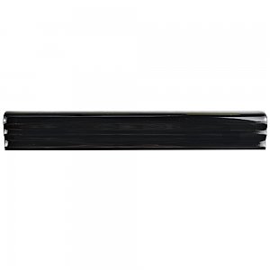 Nero Brillo Zen 1-1/4" x 7-7/8" Ceramic Moldura Wall Trim Tile - Sold by the individual piece