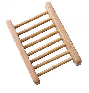 Soap Dish - Wood - Straight