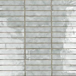 Hudson Studio Soho Brick Grey Eye 1-7/8" x 9-3/4" Ceramic Wall Tile - 48 Tiles Per Case - 6.24 Square Feet