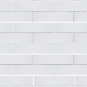 Castillo Matte White 3" x 12" Subway Ceramic Wall Tile - 5.72 Sq. Ft. Per Case - 22 Tile Per Case