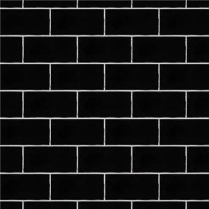 Castillo Gloss Black 3" x 6" Subway Tile - Sold Per Case of 44 Tile - 5.72 Square Feet