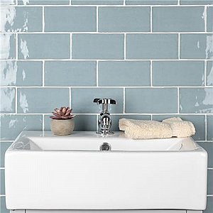 Castillo Sky Blue 2-7/8" x 5-7/8" Subway Tile - Sold Per Case of 44 Tile - 5.67 Square Feet