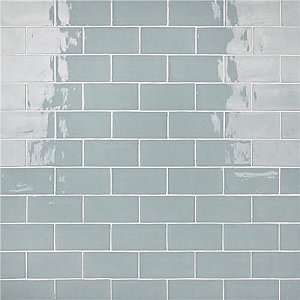 Castillo Sky Blue 2-7/8" x 5-7/8" Subway Tile - Sold Per Case of 44 Tile - 5.67 Square Feet
