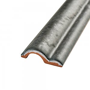 Costa Grafito 2" x 7-7/8" Ceramic Moldura Wall Trim Tile - Sold by the individual piece