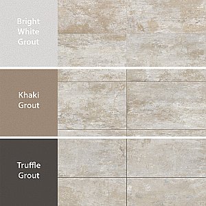 Habanera Beige 11-7/8" x 35-1/2" Ceramic Wall Tile - 5 Tiles Per Case - 14.75 Square Feet