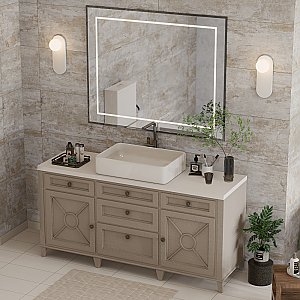 Habanera Beige 11-7/8" x 35-1/2" Ceramic Wall Tile - 5 Tiles Per Case - 14.75 Square Feet