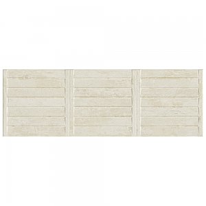 Habanera Decor Bone 11-7/8" x 35-1/2" Ceramic Wall Tile - 5 Tiles Per Case - 14.75 Square Feet