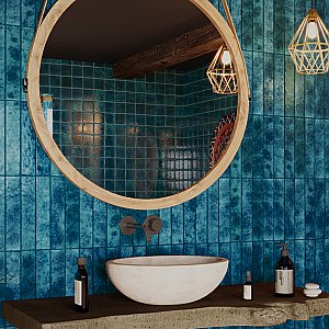 Menorca Amun 2-1/2" x 12-7/8" Ceramic Wall Tile - 28 Tiles Per Case - 6.44 Square Feet