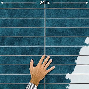 Menorca Amun 2-1/2" x 12-7/8" Ceramic Wall Tile - 28 Tiles Per Case - 6.44 Square Feet