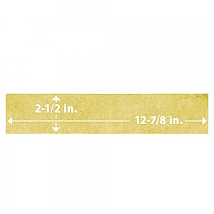 Menorca Lemon 2-1/2" x 12-7/8"   Ceramic Wall Tile - 28 Tiles Per Case - 6.44 Square Feet