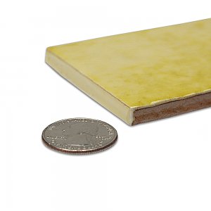 Menorca Lemon 2-1/2" x 12-7/8"   Ceramic Wall Tile - 28 Tiles Per Case - 6.44 Square Feet