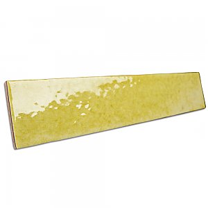 Menorca Lemon 2-1/2" x 12-7/8"   Ceramic Wall Tile - 28 Tiles Per Case - 6.44 Square Feet