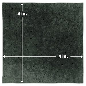 Menorca Black 4" x 4"   Ceramic Wall Tile - 60 Tiles Per Case - 6.6 Square Feet