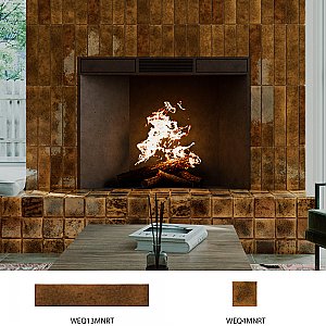 Menorca Rust 4" x 4"   Ceramic Wall Tile - 60 Tiles Per Case - 6.6 Square Feet