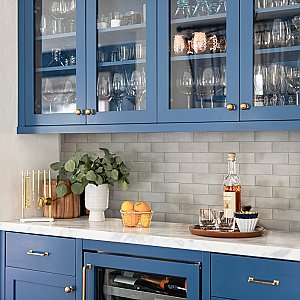 Coco Glossy Amber Grey 2" x 5-7/8" Porcelain Wall Tile - 66 Tiles Per Case - 5.94 Sq. Ft.