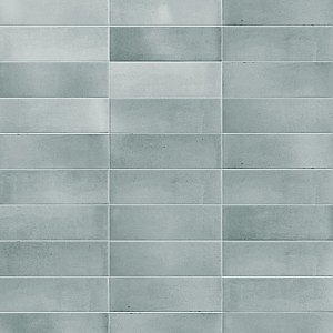 Coco Glossy Blue Grass 2" x 5-7/8" Porcelain Wall Tile - 66 Tiles Per Case - 5.94 Sq. Ft.