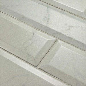 Classico Carrara Matte Metro 3" x 12" Ceramic White Tile - Sold Per Case of 44 - 12.1 Square Feet Per Case