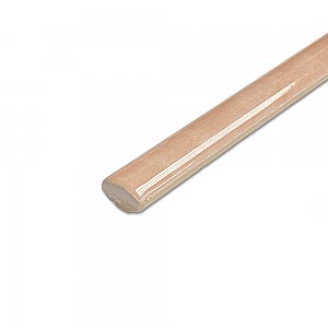 Coco Demi-Bullnose Glossy Orchard Pink 1/2" x 7-7/8" Ceramic Wall Trim Tile - 1 Tiles Per Case - 0 Square Feet