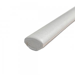 Coco Demi-Bullnose Matte Cloud White 1/2" x 7-7/8" Ceramic Wall Trim Tile - 1 Tiles Per Case - 0 Square Feet