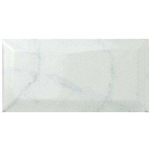 Classico Carrara Glossy Metro 3" x 6" Ceramic White Tile - Sold Per Case of 44 - 6.03 Square Feet Per Case