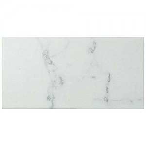Classico Carrara Matte 3" x 6" Ceramic Tile - Marble Look Subway Tile - Sold Per Case of 44 Tile - 6.03 Square Feet Per Case
