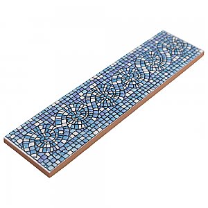 Captain Riptide Glacier Blue 2" x 7-7/8" Ceramic Wall Trim Tile - Sold by the individual piece