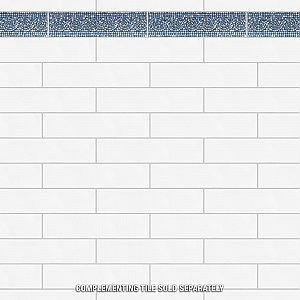 Captain Riptide Glacier Blue 2" x 7-7/8" Ceramic Wall Trim Tile - Sold by the individual piece