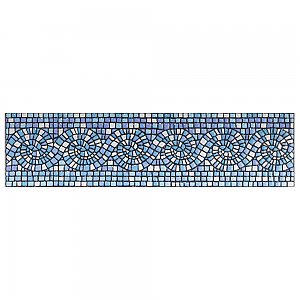 Captain Riptide Glacier Blue 2" x 7-7/8" Ceramic Wall Trim Tile - Sold by the individual piece