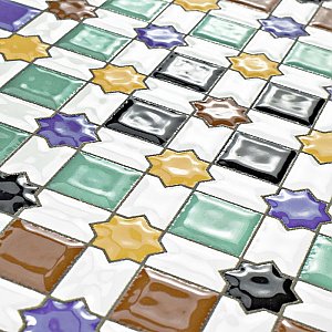 Sevillano Giralda 7-7/8" x 7-7/8" Ceramic Wall Tile - 25 Tiles Per Case - 11.0 Sq. Ft.