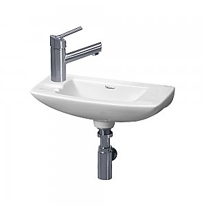 Isabella Collection Small Wall Mount Basin with Center Drain