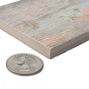 Java Wood Decor 3" x 8-7/8" Ceramic Wall Tile - 44 Tiles Per Case - 8.36 Square Feet