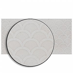 Camden Decor Antique Bianco 4" x 8" Ceramic Subway Wall Tile - Sold Per Case of 50 - 11.90 Square Feet