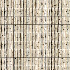 Bamboo Haven Sandy White 5-7/8" x 11-7/8" Ceramic Wall Tile - 20 Tiles Per Case - 9.8 Sq. Ft.