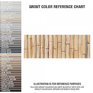 Bamboo Haven Tiki Cream 5-7/8" x 11-7/8" Ceramic Wall Tile - 20 Tiles Per Case - 9.8 Sq. Ft.