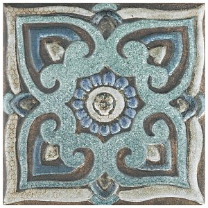 Mandala Decor Mix 7-7/8" x 7-7/8" Ceramic Wall Tile - 25 Tiles Per Case - 11.0 Sq. Ft.