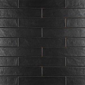 Chester Matte Nero 2" x 10" Ceramic Wall Tile - 96 Tiles Per Case - 13.44 Sq. Ft.