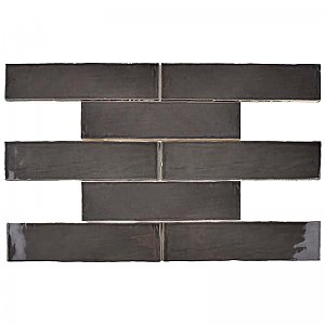 Chester Subway Wall Tile - 3" x 12" - Grafito - Per Case of 22 Tle - 5.93 Sq. Ft.