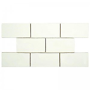 Chester Subway Wall Tile - 3" x 6" - Bianco - Per Case of 44 - 6.02 Sq. Ft