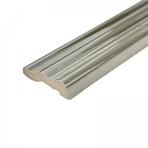 Chester V-Cap Chair Rail Trim - 2" x 12" - Grey - Per Piece