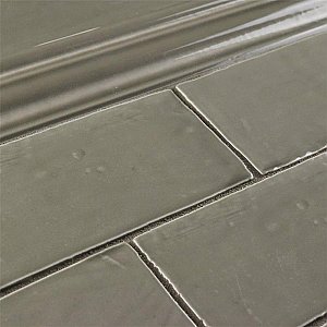 Chester Subway Wall Tile - 3" x 6" - Grey - Per Case of 44 - 6.02 Sq. Ft