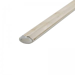Chester Demi Bullnose Trim - .5" x 12" - Matte Bianco - Per Piece