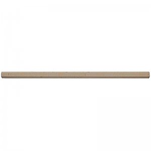 Chester Demi Bullnose Trim - .5" x 12" - Matte Nero - Per Piece