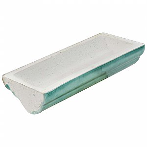 Novecento Moldura Aguamarina 2-1/8" x 5-1/8" Ceramic Trim or Liner Tile - Sold Per Tile