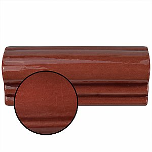 Novecento Moldura Burdeos 2-1/8" x 5-1/8" Ceramic Trim or Liner Tile - Sold Per Tile