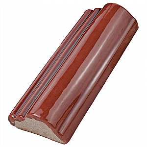 Novecento Moldura Burdeos 2-1/8" x 5-1/8" Ceramic Trim or Liner Tile - Sold Per Tile