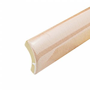 Novecento Cubrecantos Canela 1-1/4" x 5-1/8" Ceramic Trim or Liner Tile - Sold Per Tile