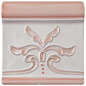 Novecento Friso Evoli Canela 5-1/8" x 5-1/8" Ceramic Trim or Liner Tile - Sold Per Tile
