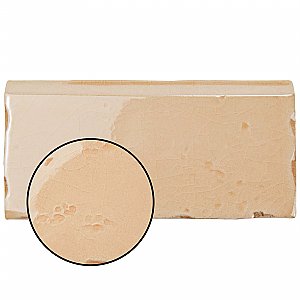 Novecento Zocalo Canela 2-1/2" x 5-1/8" Ceramic Trim or Liner Tile - Sold Per Tile